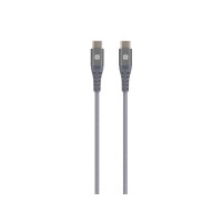 Produktbild för USB-kabel Skross USB-C till USB-C 1,2 m grå (SKCA0017C-C120C...