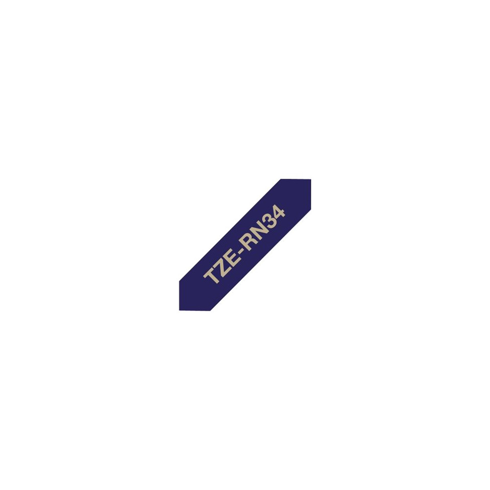 Produktbild för Brother TZe-RN34 - bandtejp - 1 kassett(er) - Rulle (1,2 cm x 4 m)