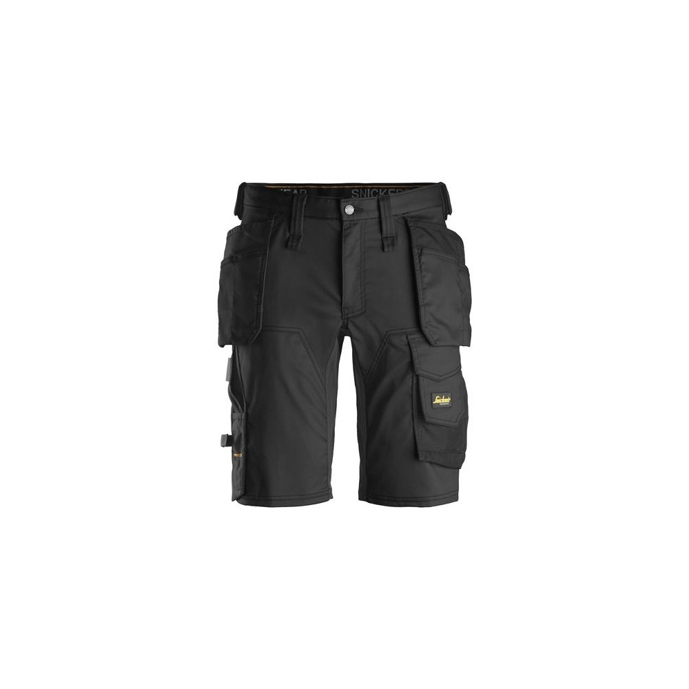 Produktbild för Snickers AllroundWork stretchshorts 6141 m/hylsterfickor sva...