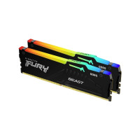 Produktbild för Kingston FURY Beast RGB - DDR5 - sats - 16 GB: 2 x 8 GB - DIMM 288-pin / PC5-44800 - ej buffrad