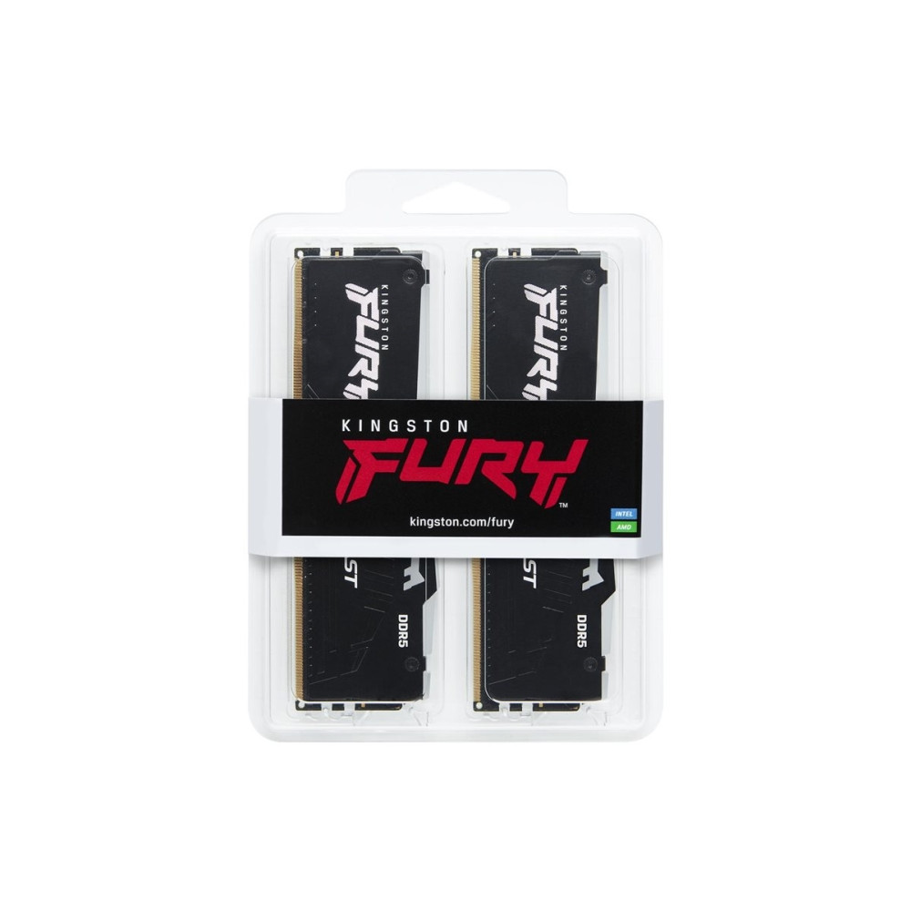 Produktbild för Kingston FURY Beast RGB - DDR5 - sats - 16 GB: 2 x 8 GB - DIMM 288-pin / PC5-44800 - ej buffrad
