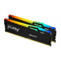 Produktbild för Kingston FURY Beast RGB - DDR5 - sats - 16 GB: 2 x 8 GB - DIMM 288-pin / PC5-44800 - ej buffrad