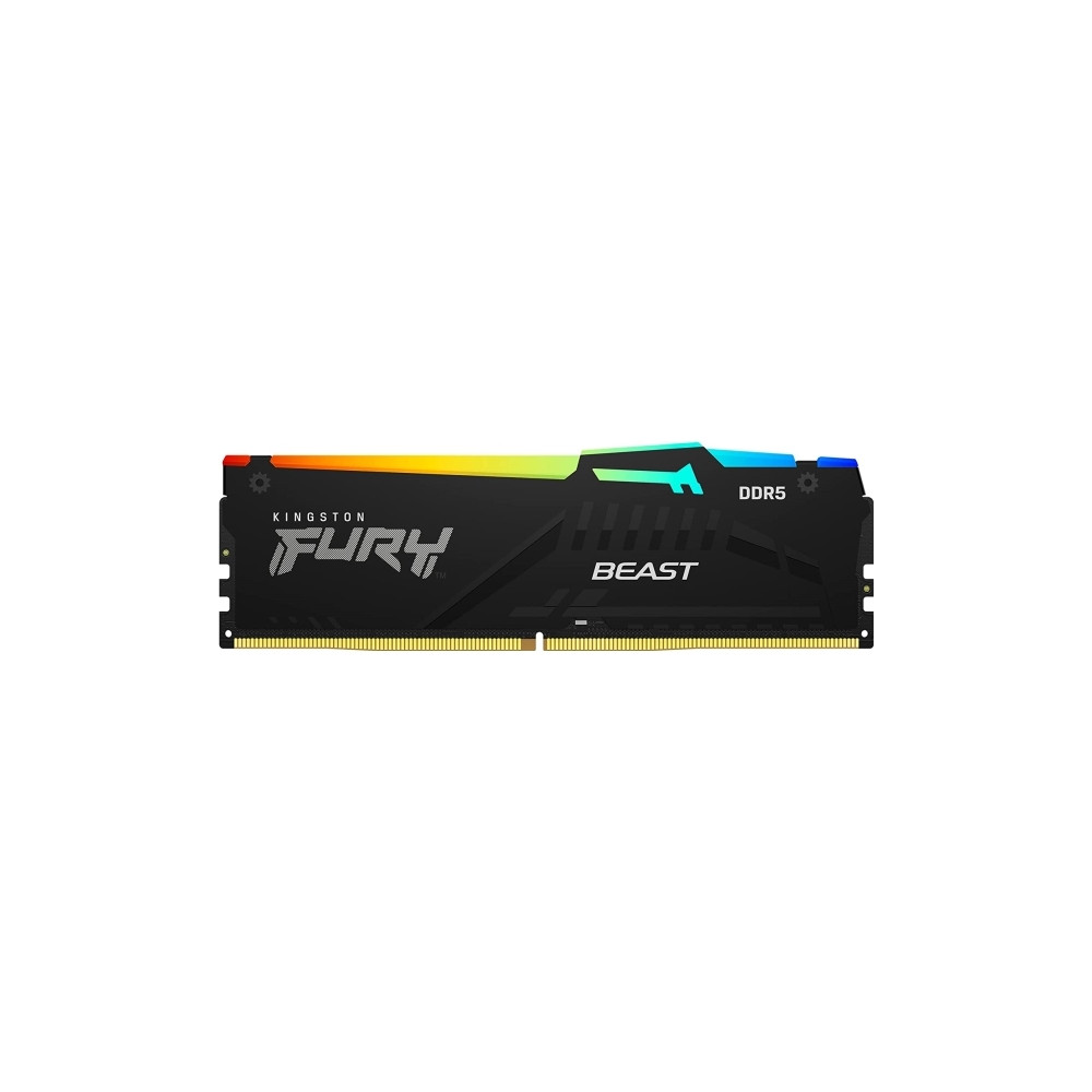 Produktbild för Kingston FURY Beast RGB - DDR5 - sats - 16 GB: 2 x 8 GB - DIMM 288-pin / PC5-44800 - ej buffrad