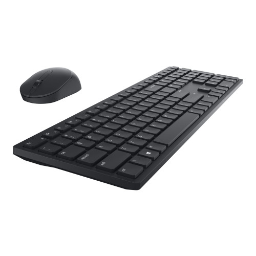 DELL Dell Pro KM5221W - sats med tangentbord och mus - QWERTY - hela norden - svart Inmatningsenhet