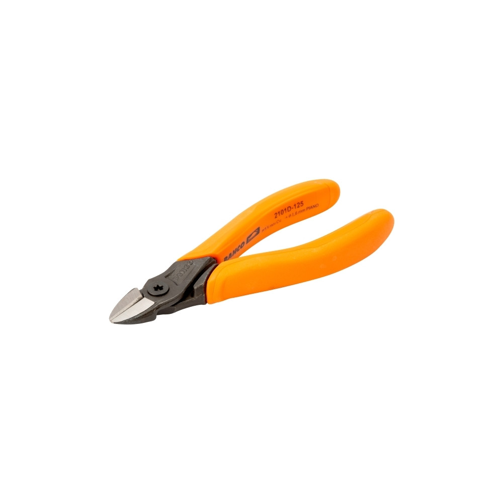 Produktbild för Bahco 2101D-125IP, Avbitartång, 1,42 cm, Orange, 125 mm, 90...