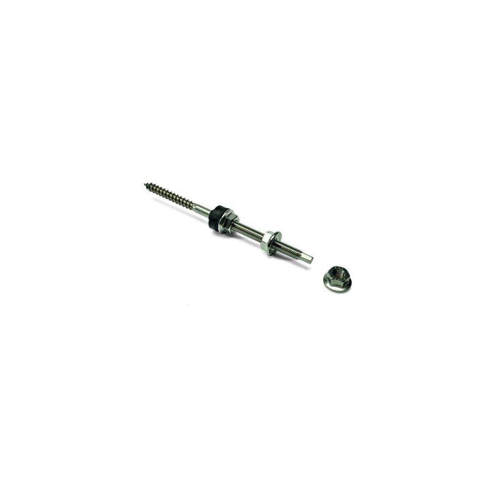 Produktbild för Novotegra stamskruv för trä M10*200mm, sexkant SW7, med EPDM...