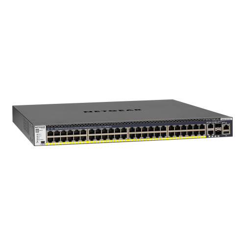 Netgear NETGEAR M4300-52G-PoE+ - switch - 52 portar - Administrerad - rackmonterbar