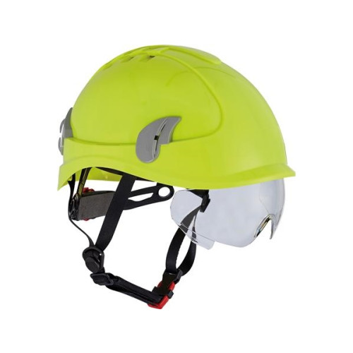 OTTO SCHACHNER OTTO SCHACHNER klättringshjälm med integrerat visir i hi-viz...