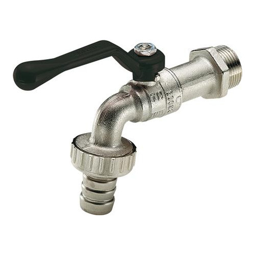 Solar Plus Csslr Plus 1/2" spolekran med slangkoppling och svart handta...