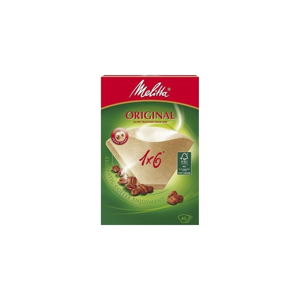 Produktbild för Melitta Kaffefilter 1X6