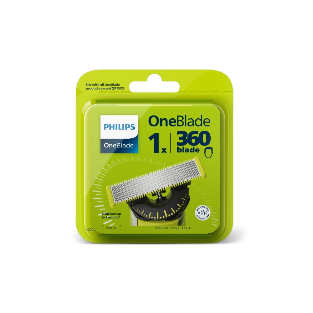 Produktbild för Philips Philips | OneBlade Replacement blade | QP410/50 | Ju...