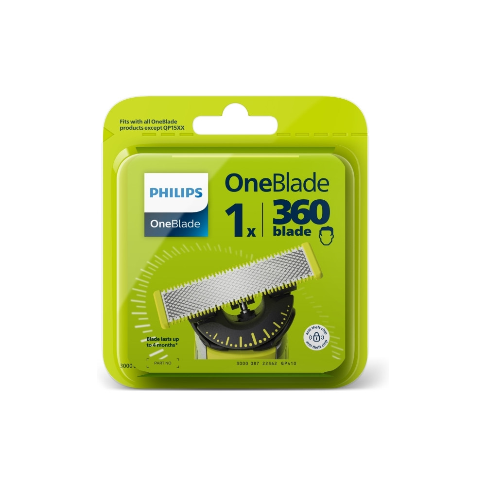 Produktbild för Philips Philips | OneBlade Replacement blade | QP410/50 | Ju...