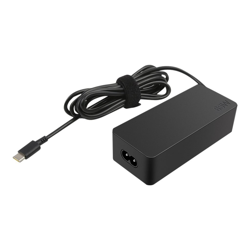 Produktbild för Lenovo 65W Standard AC Adapter (USB Type-C) - strömadapter - 65 Watt - DK