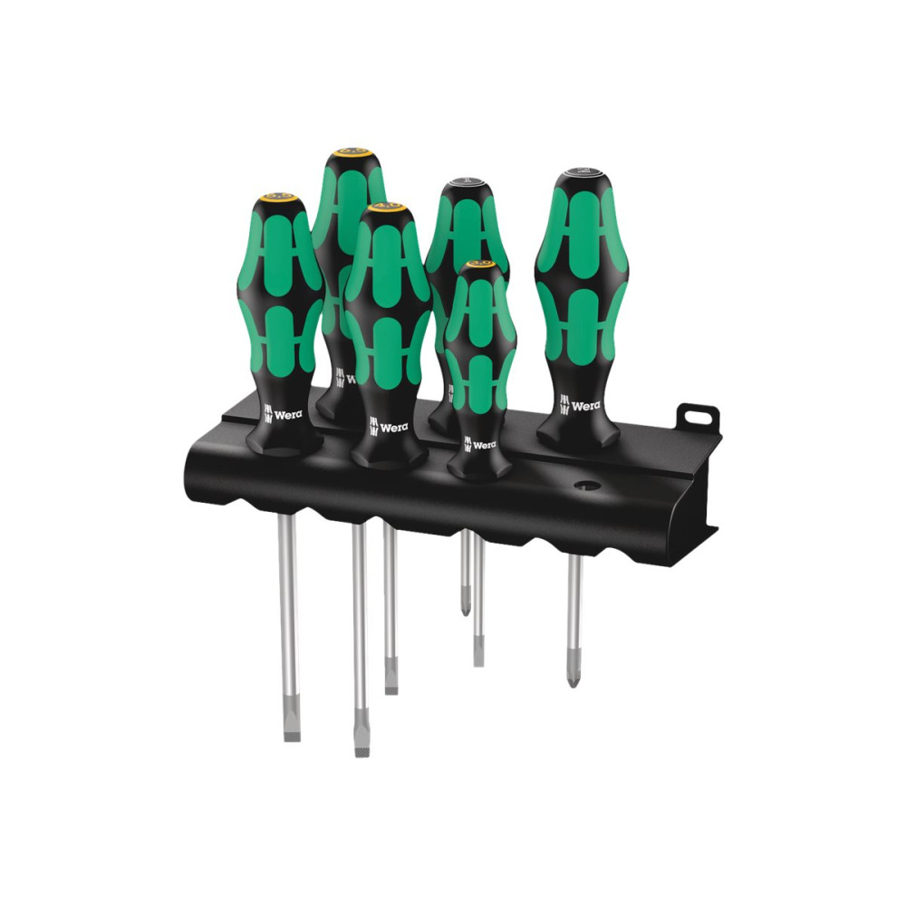 Produktbild för Wera Kraftform Plus - Serie 300 334/355/6 - skruvmejseluppsättning - 6 delar