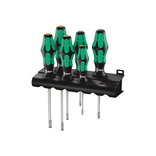 Wera Wera Kraftform Plus - Serie 300 334/355/6 - skruvmejseluppsättning - 6 delar