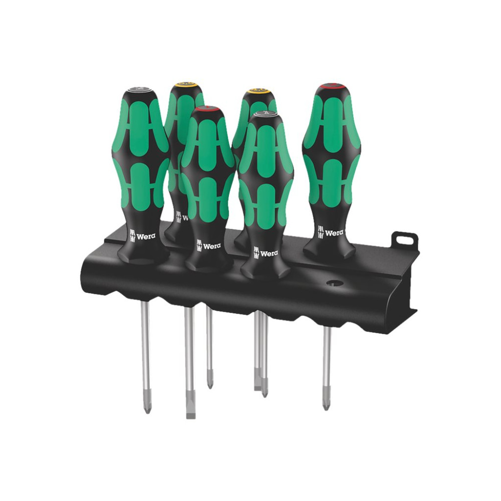 Produktbild för Wera Kraftform Plus - Series 300 - skruvmejseluppsättning - 6 delar