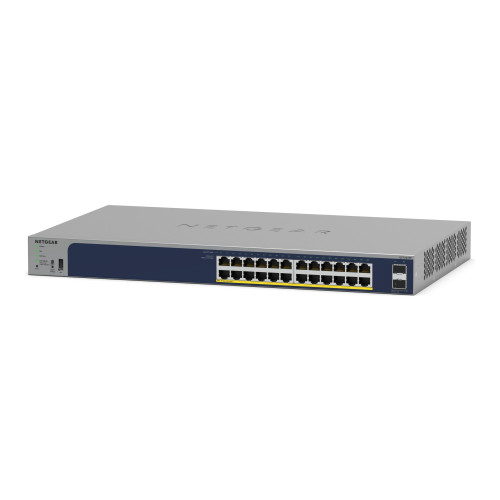 Netgear Smart GS728TP - switch - 24 portar - smart - rackmonterbar - Switchar & Hubbar