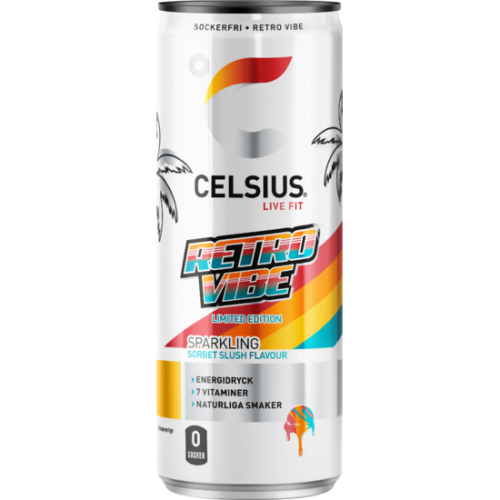 Celsius Celsius Retro Vibe Energidryck 35,5cl