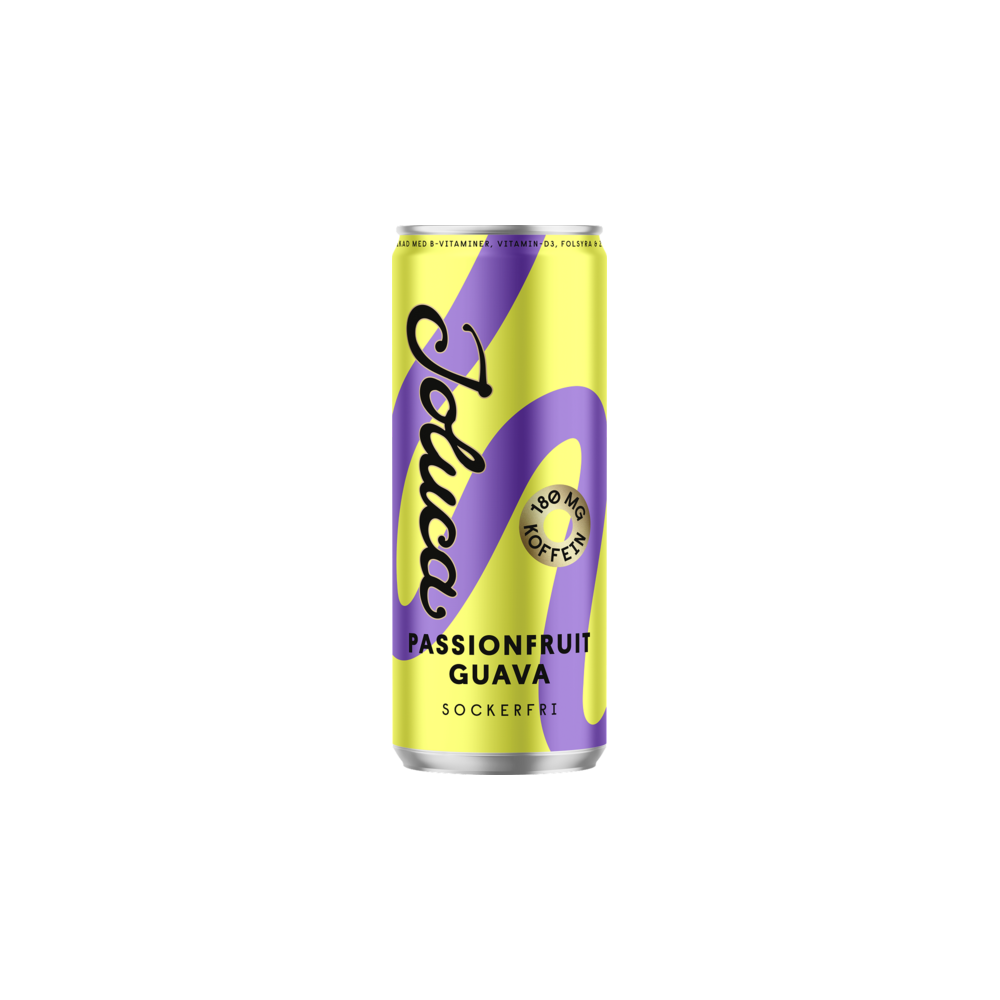 Produktbild för Joluca Passionfruit Guava Energidryck 33 cl
