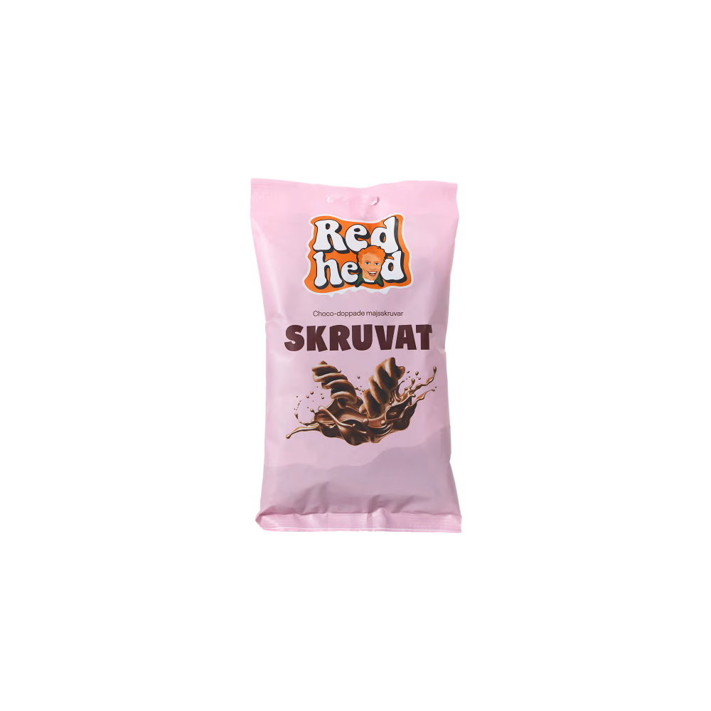 Produktbild för Redhead Majsskruvar Choklad 100g