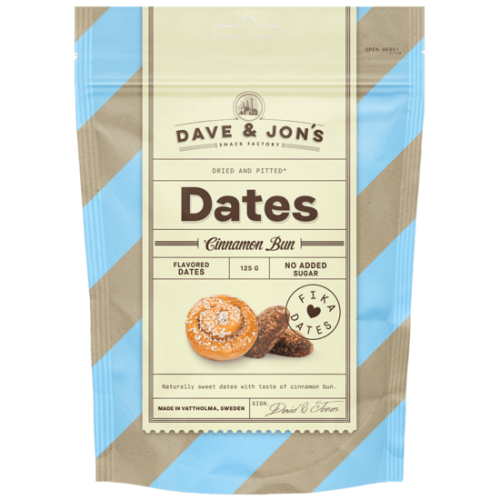 DAVE & JON'S Dadlar Kanelbulle Milkshake 125g