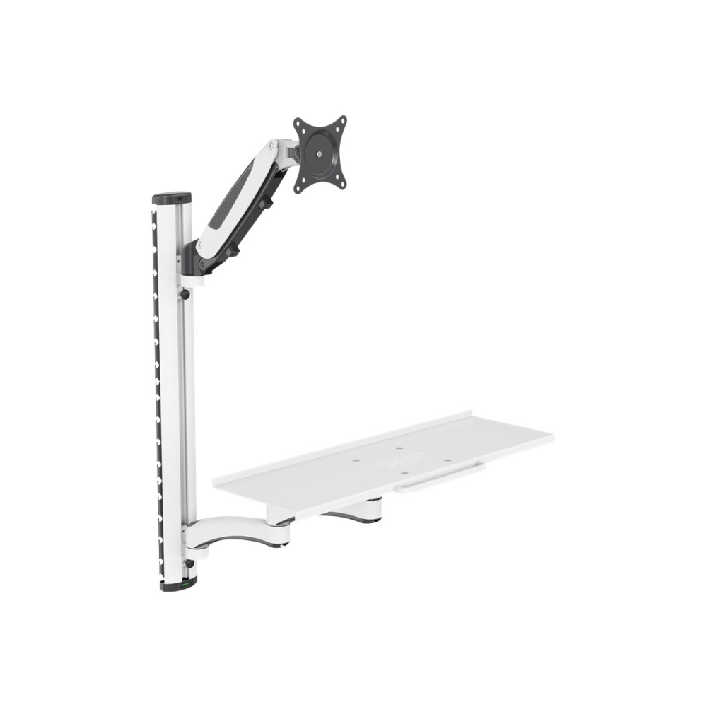 Produktbild för DIGITUS DA-90451 monteringssats - för bildskärm/tangentbord - svart, vit