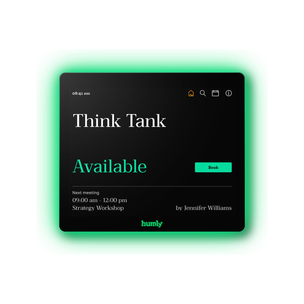 Produktbild för Humly Room Display - övervakning av tillgång till mötesrum - 802.11a/b/g/n, Bluetooth, NFC, RFID (paket om 6)