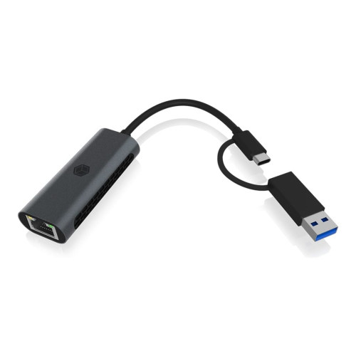 RaidSonic Technology ICY BOX - nätverksadapter - USB 3.2 Gen 1 - 10/100/1000/2500Base-T x 1