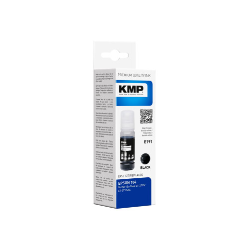KMP KMP E191 - svart - kompatibel - bläcktank (alternativ för: Epson 104)