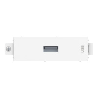 Produktbild för VISION TechConnect 3 USB-a module - modulkontaktplatta med insnäppsfästen
