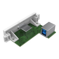 Produktbild för VISION TechConnect 3 USB-a module - modulkontaktplatta med insnäppsfästen