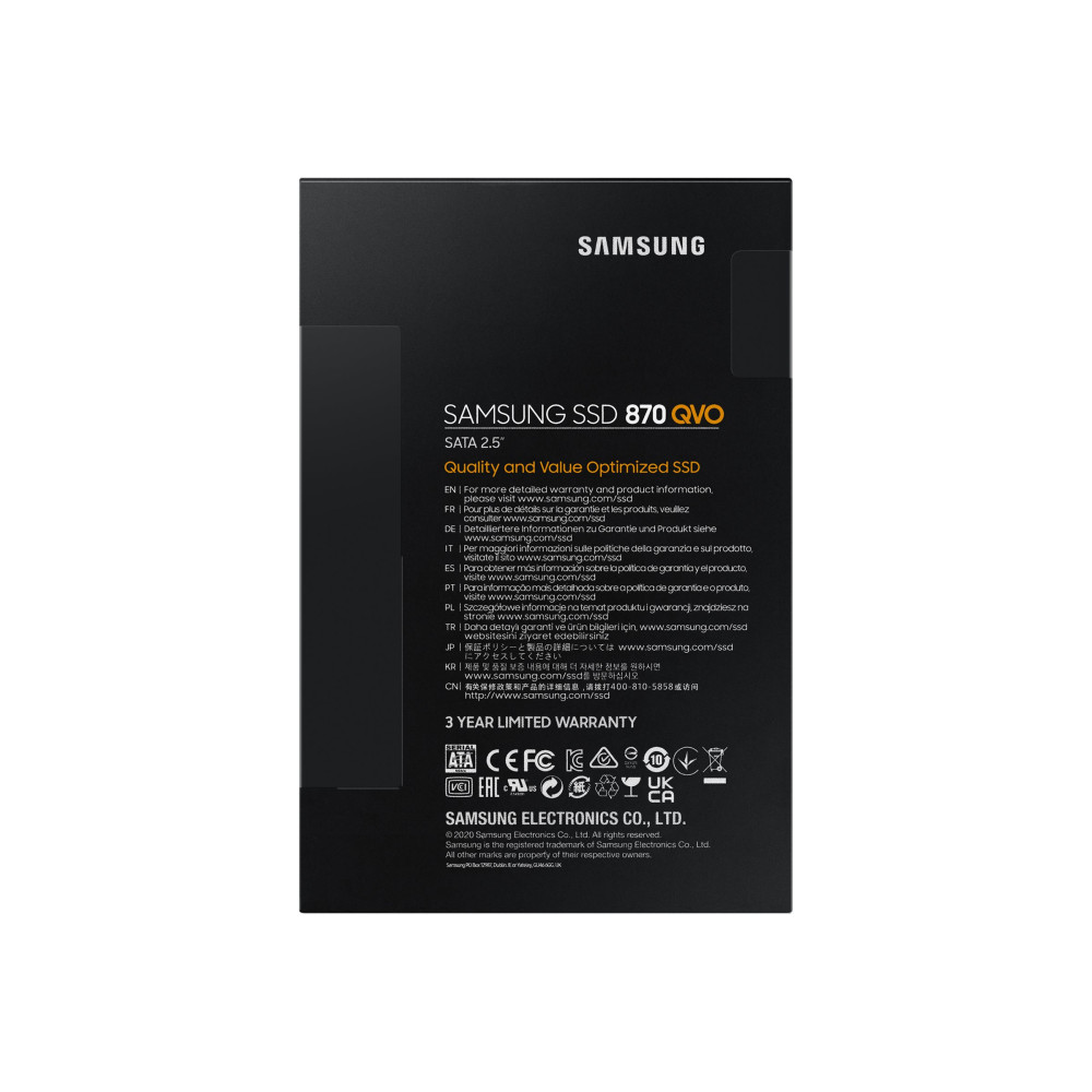 Produktbild för Samsung 870 QVO MZ-77Q1T0BW - SSD - 1 TB - SATA 6Gb/s