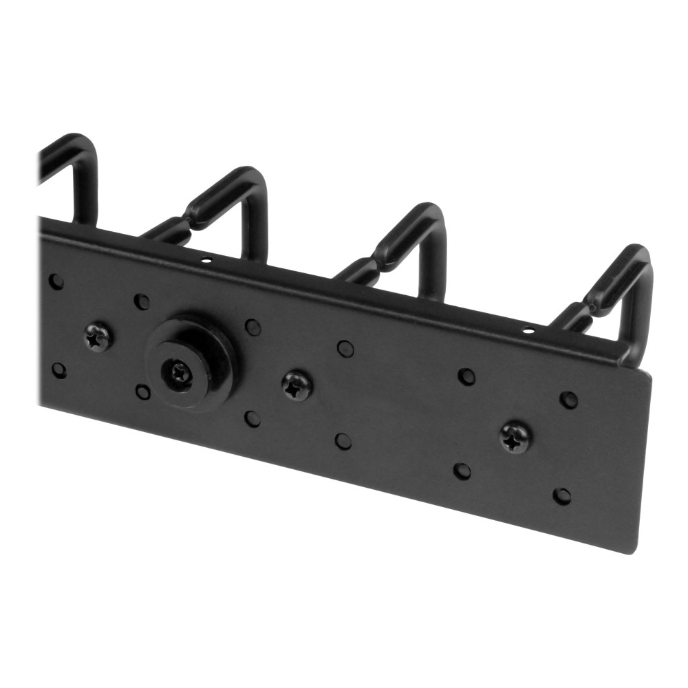 Produktbild för Startech Vertical 0U Server Rack Cable Management w/ D-Ring Hooks - 40U Network Rack Cord Manager Panels - 2x 3ft Wire Organizers (CMVER40UD) - D-ringkabelhanteringssats - 40U