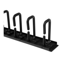 Produktbild för Startech Vertical 0U Server Rack Cable Management w/ D-Ring Hooks - 40U Network Rack Cord Manager Panels - 2x 3ft Wire Organizers (CMVER40UD) - D-ringkabelhanteringssats - 40U