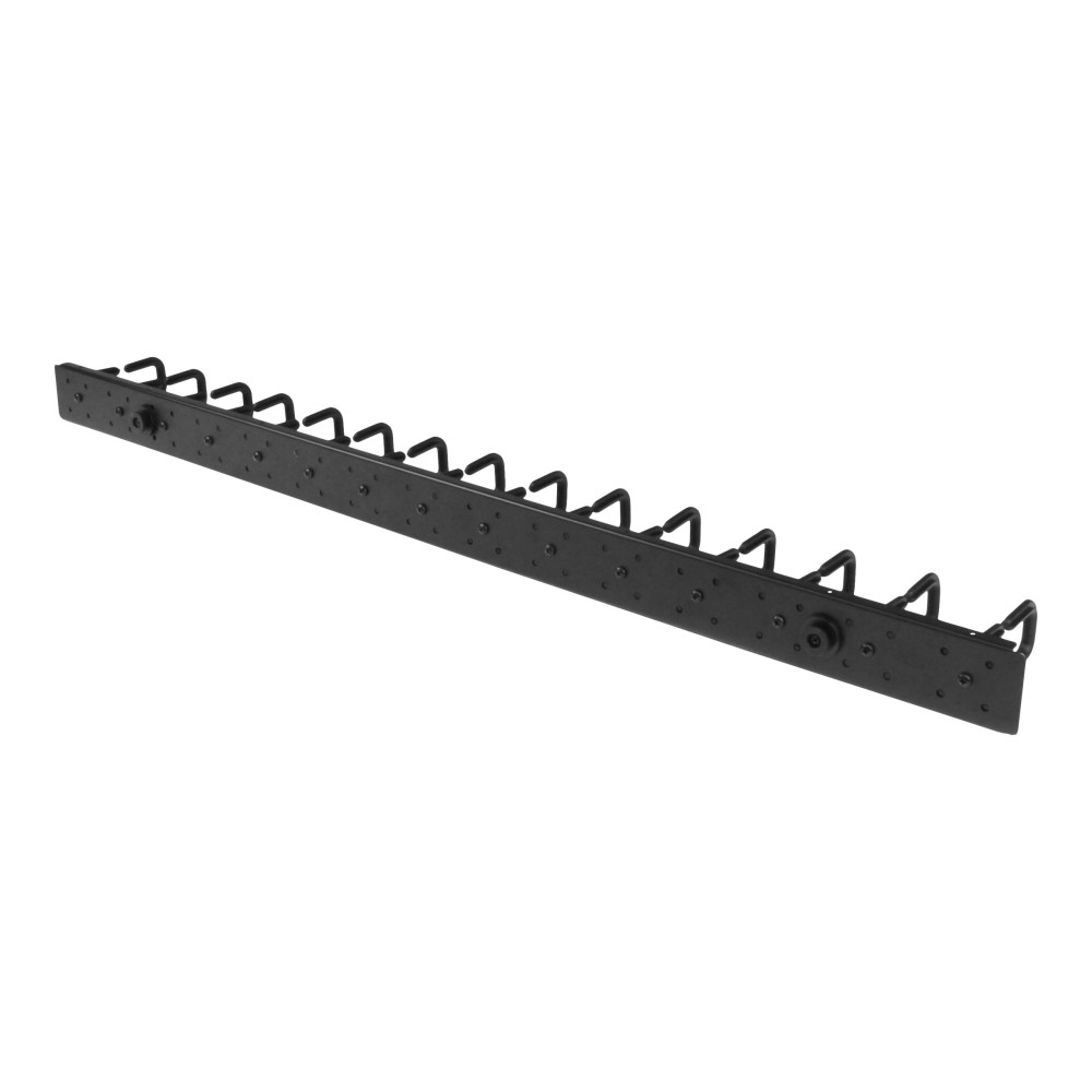 Produktbild för Startech Vertical 0U Server Rack Cable Management w/ D-Ring Hooks - 40U Network Rack Cord Manager Panels - 2x 3ft Wire Organizers (CMVER40UD) - D-ringkabelhanteringssats - 40U