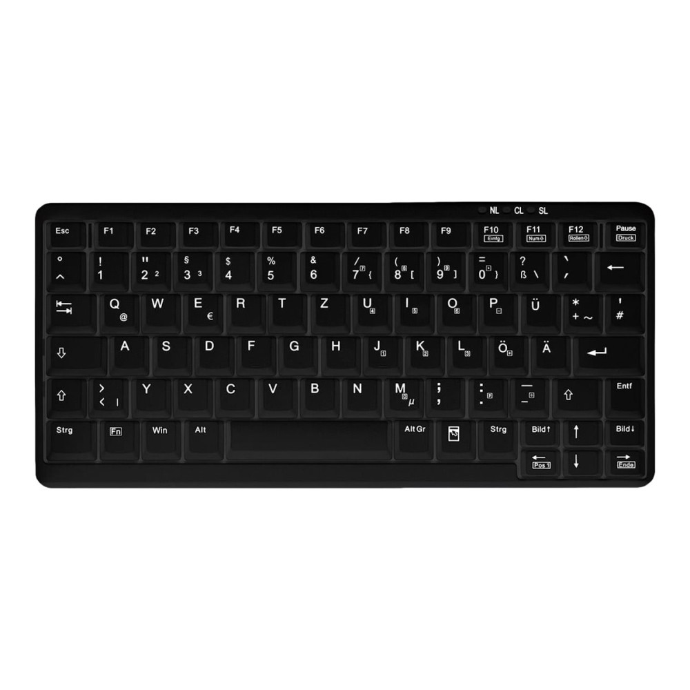 Produktbild för Contour Active Key Industrial AK-4100-U - tangentbord - medicinsk, hygienisk design mini - tysk - svart Inmatningsenhet