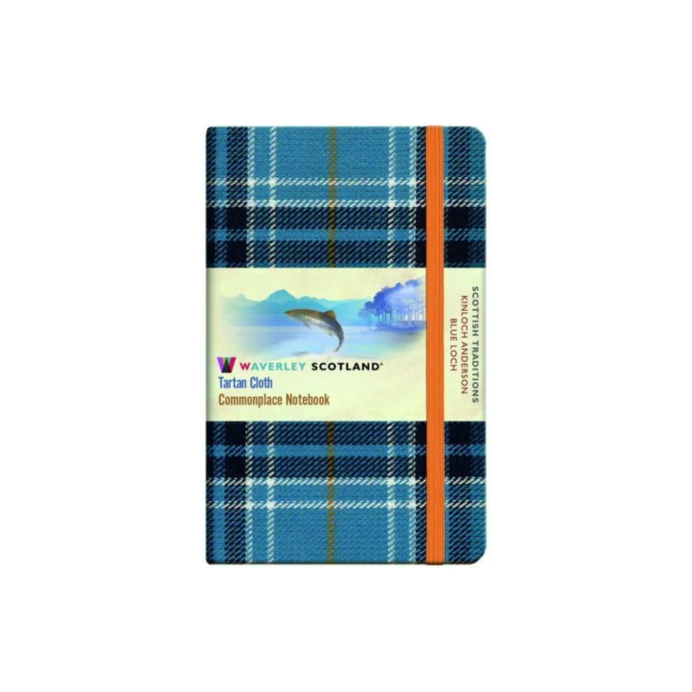 Produktbild för The Blue Loch Tartan: Pocket: 14 x 9cm - Waverley Scotland Tartan Cloth Commonplace Notebook/Journal (inbunden, eng)