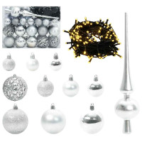 Produktbild för Smal julgran med 150 LED-lampor Grön 150 cm PVC och solid furu