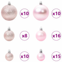 Produktbild för Smal julgran med 300 LED-lampor Grön 180 cm PVC och solid furu