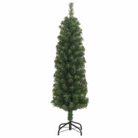 Produktbild för Konstgjord julgran Grön 120 cm PVC och stål och plast