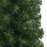 Produktbild för Konstgjord julgran Grön 240 cm PVC och stål och plast