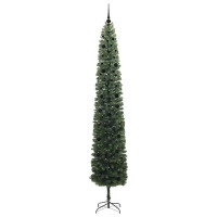 Produktbild för Konstgjord julgran Grön 270 cm PVC och stål och plast