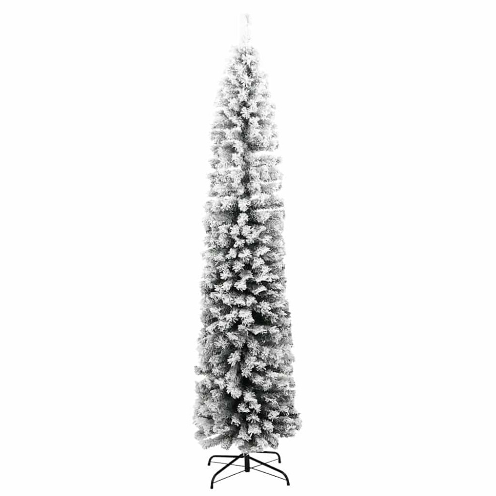 Produktbild för Konstgjord julgran Grön 210 cm PVC och stål och plast