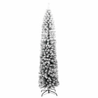 Produktbild för Konstgjord julgran Grön 240 cm PVC och stål och plast