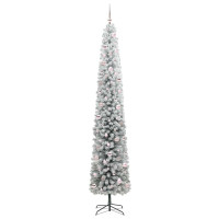 Produktbild för Konstgjord julgran Grön 270 cm PVC och stål och plast