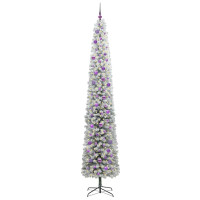 Produktbild för Konstgjord julgran Grön 270 cm PVC och stål och plast