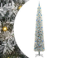 Produktbild för Konstgjord julgran Grön 270 cm PVC och stål och plast