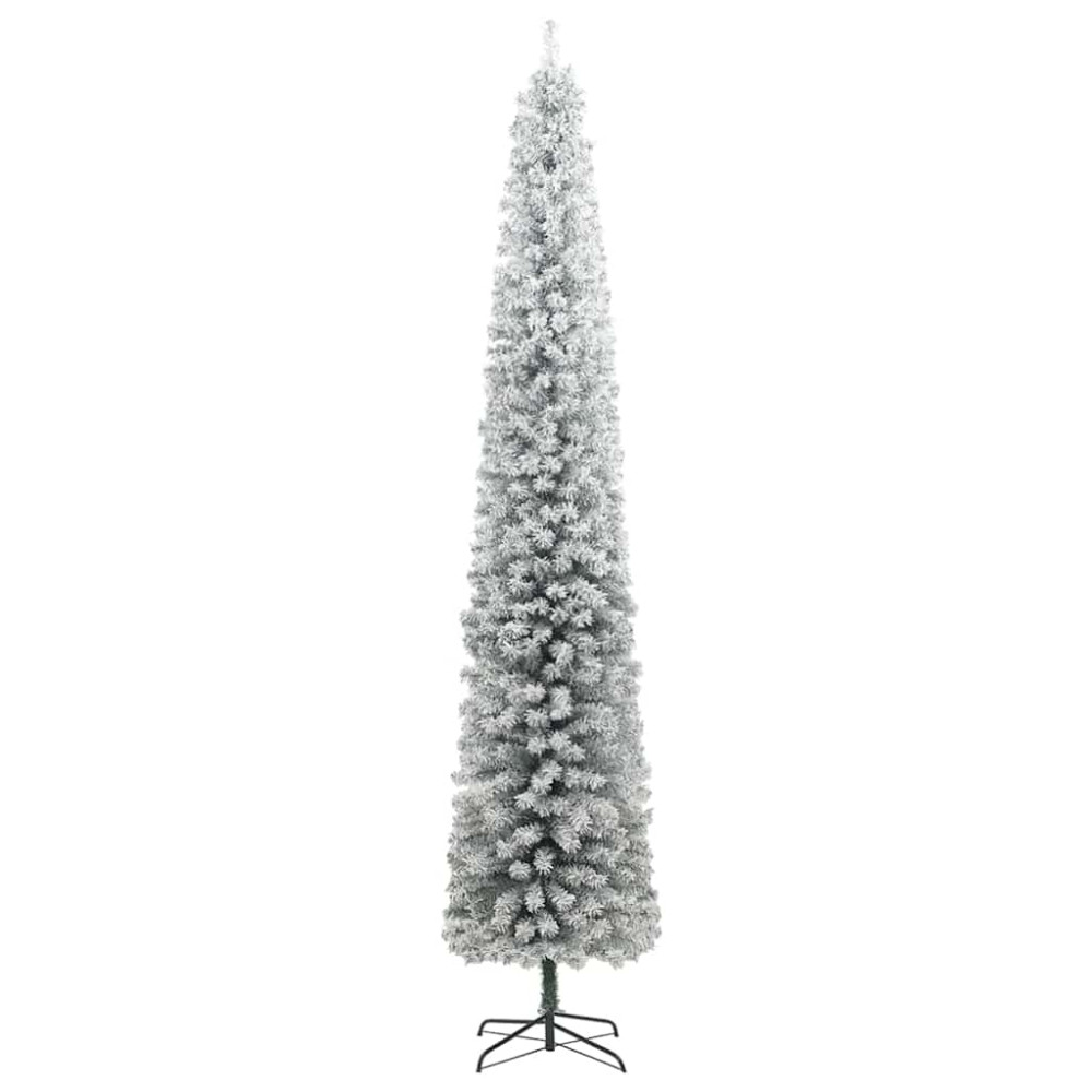 Produktbild för Konstgjord julgran Grön 270 cm PVC och stål och plast