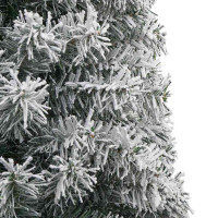 Produktbild för Konstgjord julgran Grön 300 cm PVC och stål och plast