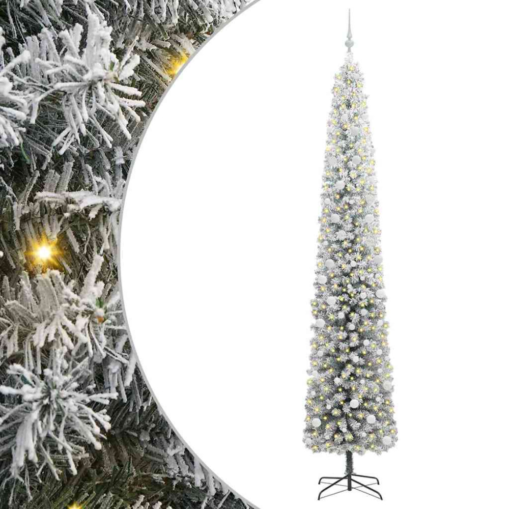 Produktbild för Konstgjord julgran Grön 300 cm PVC och stål och plast